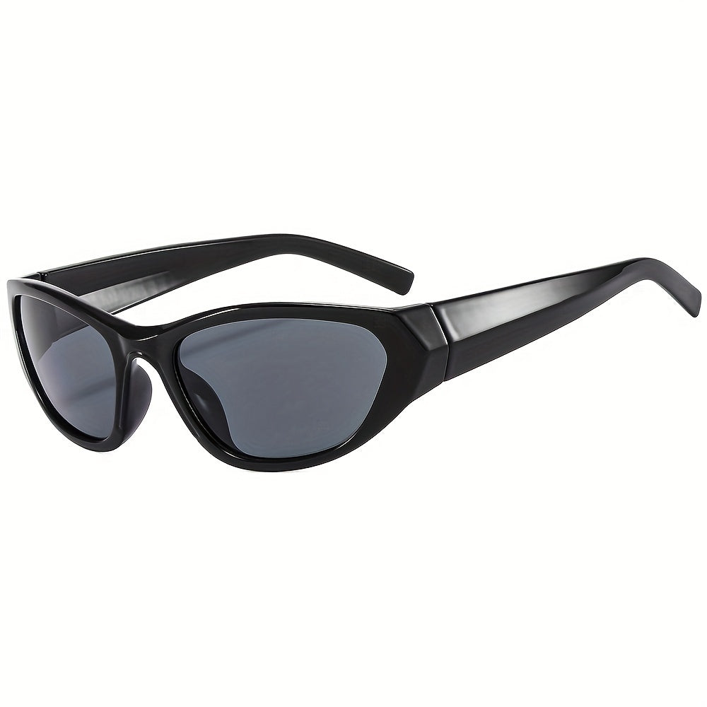 Futuristic Shield Sunglasses Dark Lens Goggles Y2K Sun Glasses
