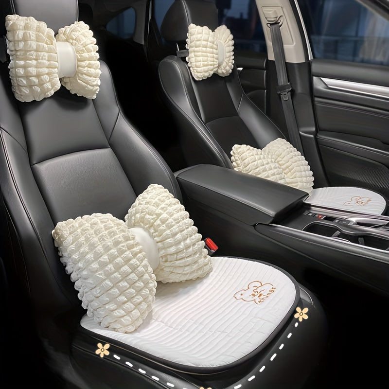Car Headrest Waist Pillow Neck & Waist Protection Washable