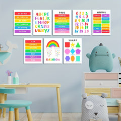 Rainbow Style Children's Poster No Frame Kids Gift Room Decor