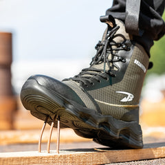 Unisex High Top Safety Boots Non Slip Puncture Proof Sneakers