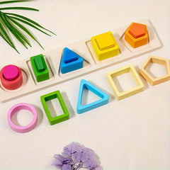 Wooden Interlocking Toy Set for Boys and Girls