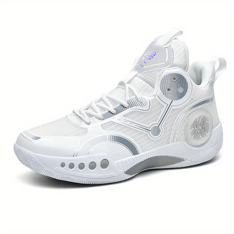 Men's Lace Up Non Slip Basketball Shoes
