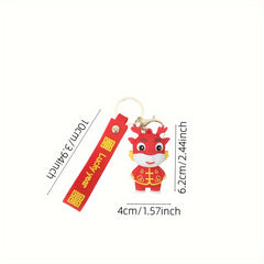 Dragon Keychain Pendant Year Gift School Bag Backpack Hanging Pendant
