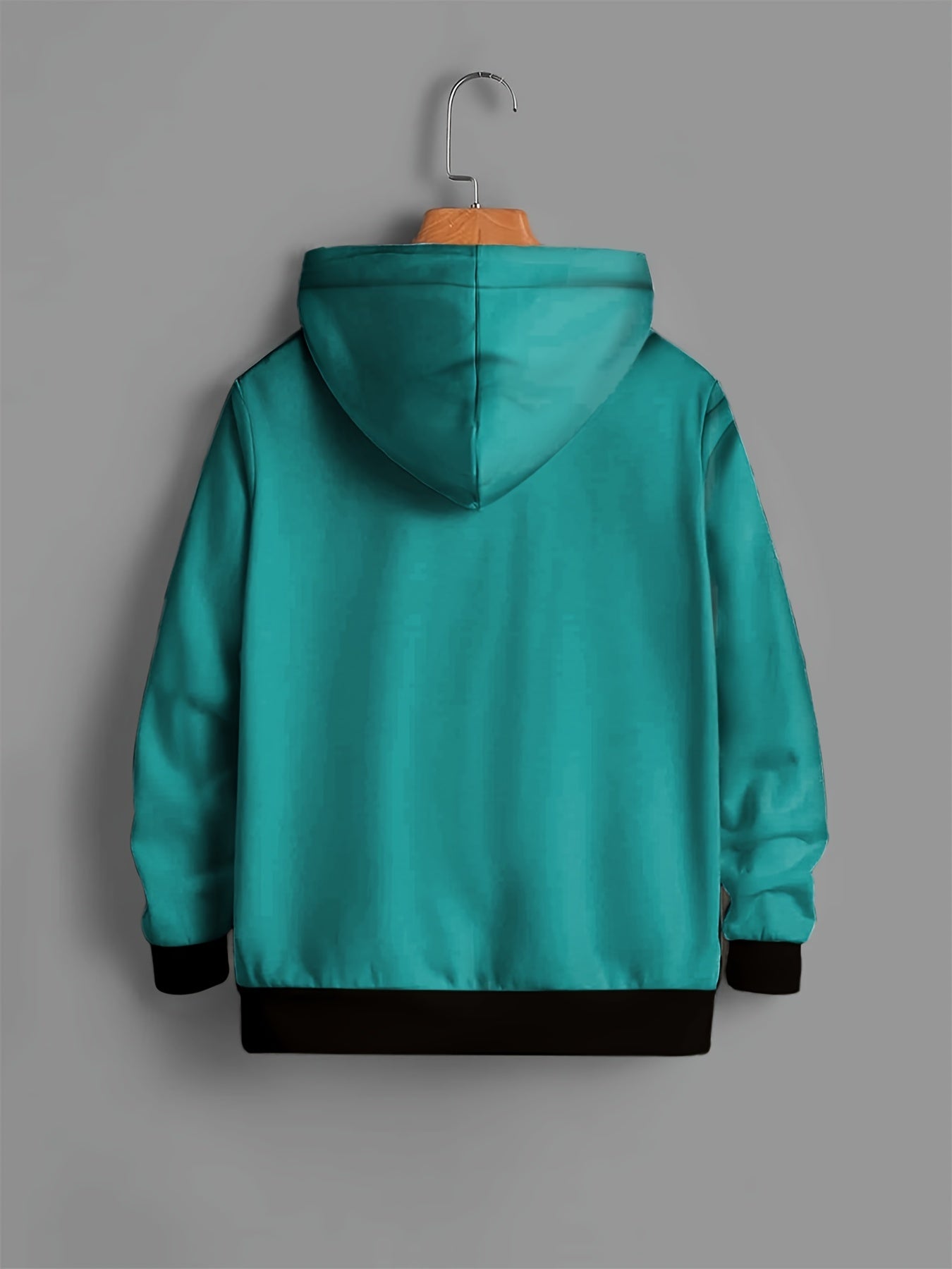 Shocked Square Pattern Hoodie For Kids Pullover Causal Long Sleeve Top