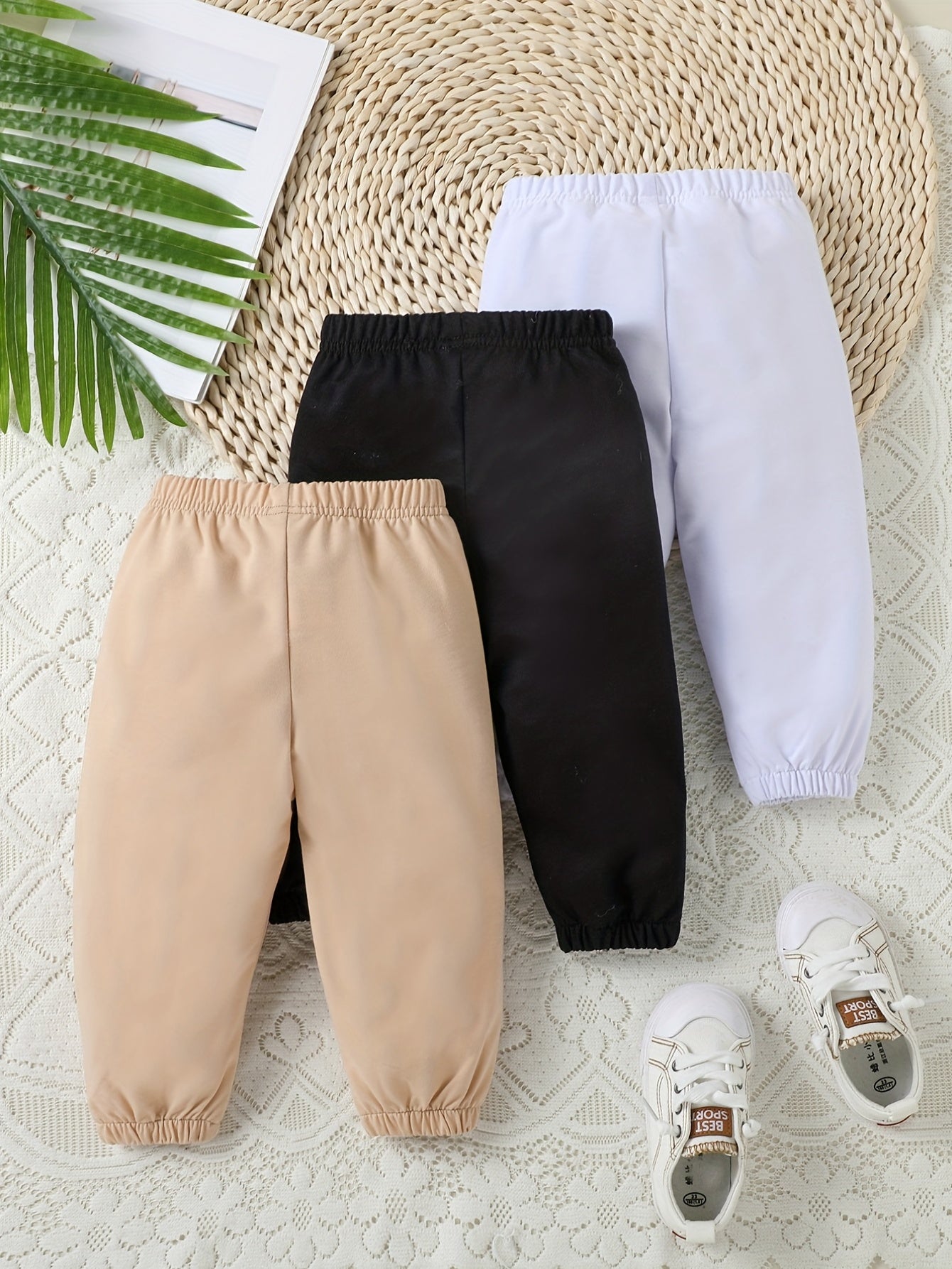 Boys Multicolor Pants Set Comfy Casual Trousers Outfit