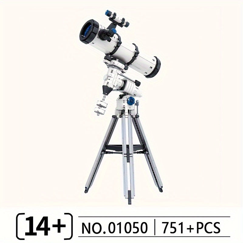 751 pcs Space Telescope Building Blocks Educational Toy Model