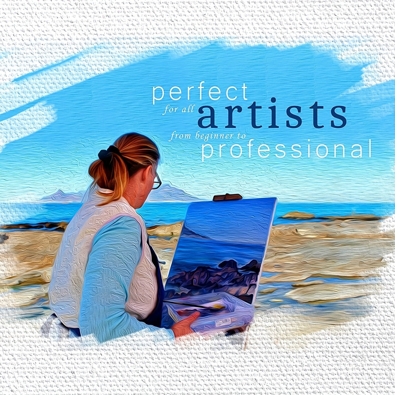 60 609 Double Primed Cotton Canvas - Acrylic Pouring Painting