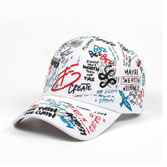 Colorful Graffiti Print Ladies Baseball Cap Man Unisex