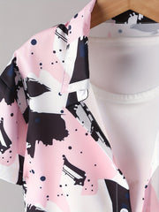 Hawaii Graffiti Print Boys Stylish Shirt