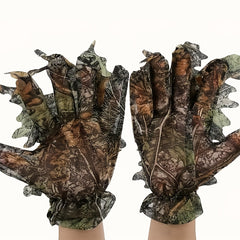 Leaf Camo Gloves 3D Camouflage Outdoor Anti Slip Sports Gloves