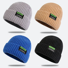 Women's Winter Beanie Knit Hat Warm Knitted Hat Solid Year Gift