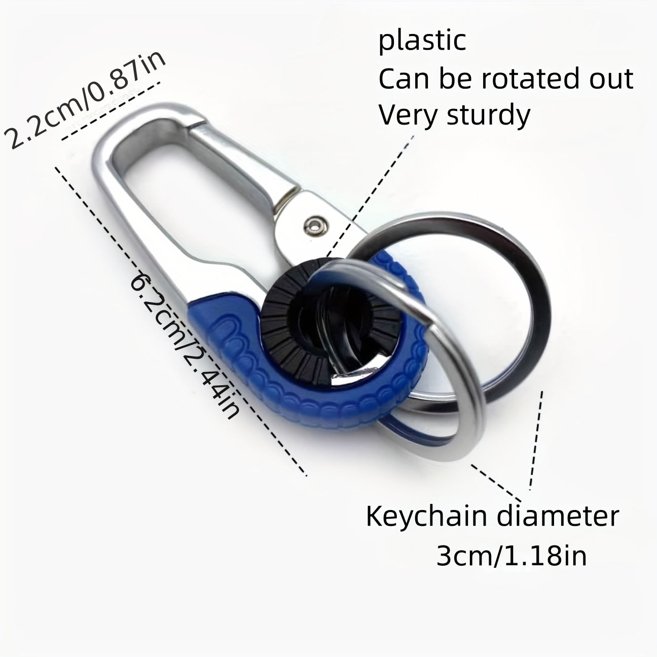 Stainless Steel Keychain Men Women Car Keychain