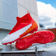 Men's AG Cleat Football Boots Anti skid Lace Up Soccer Cleats