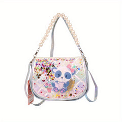 Unicorn Handbag For Girls Sequin Bear Cat Bag