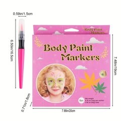 Watercolor Non Toxic Body Marker Pen Body Paint