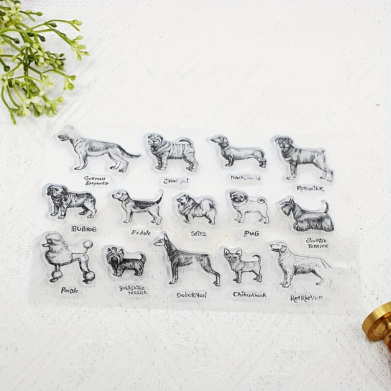 Puppy DIY Silicone Stamp for Crafts
