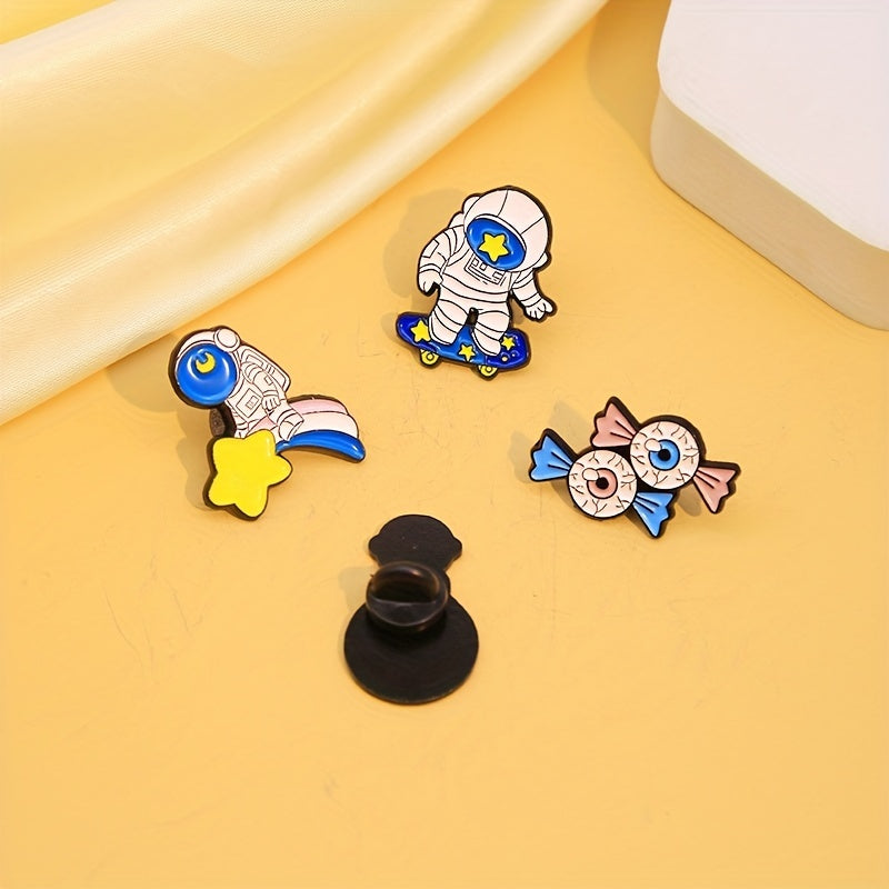 Astronaut Candy Brooch Fun Pin for Girls