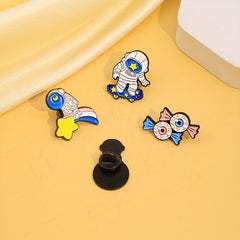 Astronaut Candy Brooch Fun Pin for Girls
