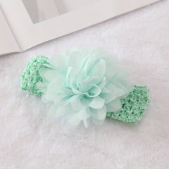 10pcs Baby Girls Chiffon Flowers Headband Hair Accessories
