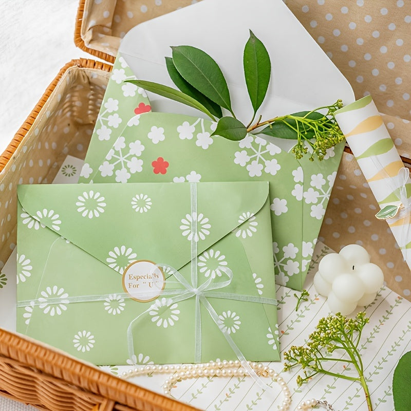 12pcs Letter Papers & Envelopes Set - Ideal for Gifting