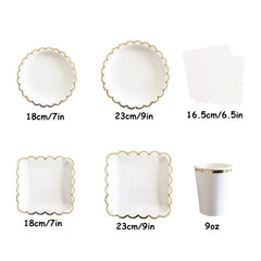 Paper Plates Cups Straws Weddings Birthdays Celebrations