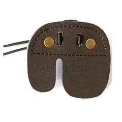 Double Layer Cowhide Finger Guard for Archery Practice
