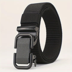 Men's Nylon Outdoor Casual Belt with Automatic Buckle