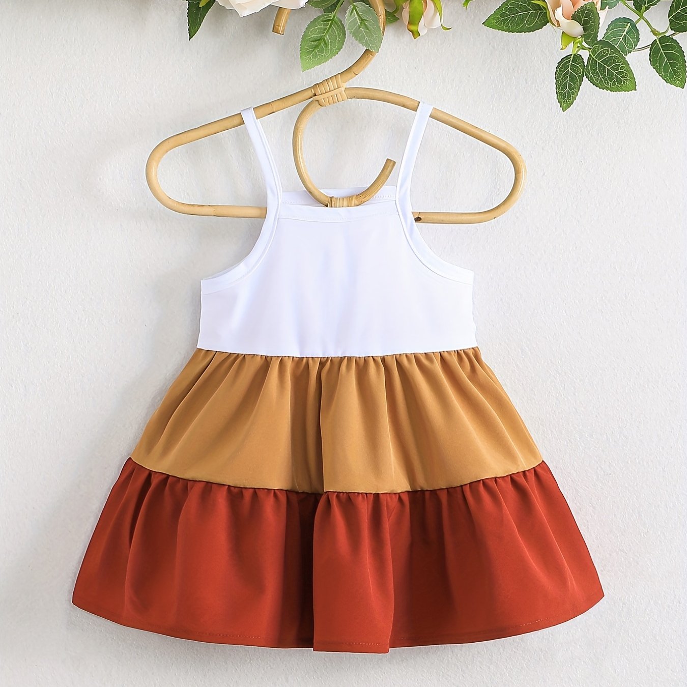 Baby Girls Sleeveless Cami Dress for Summer