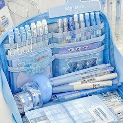 Large Capacity Pencil Case Stationery Box Cosmetics Portable