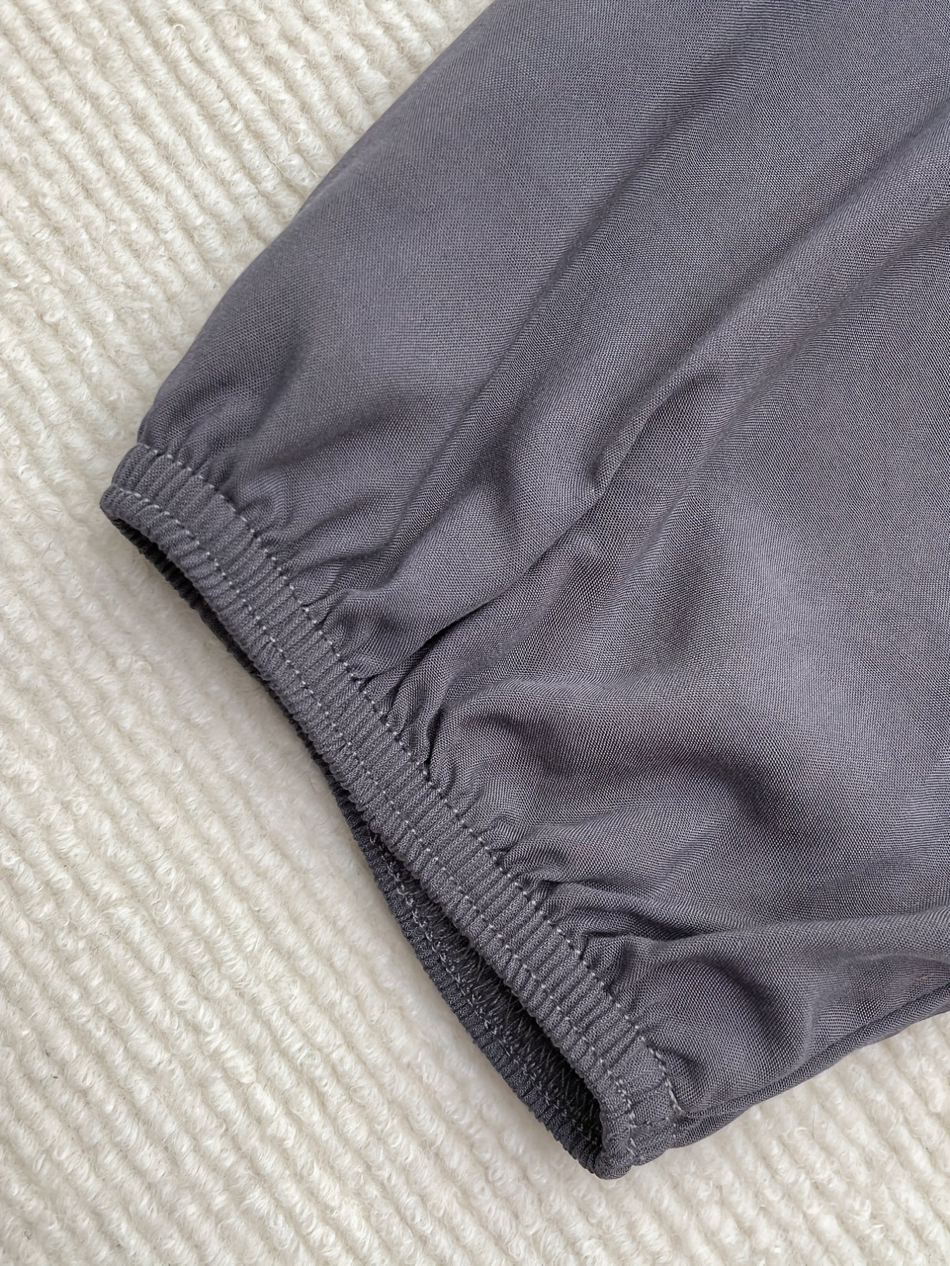 Solid High Waist Comfy Lantern Pants