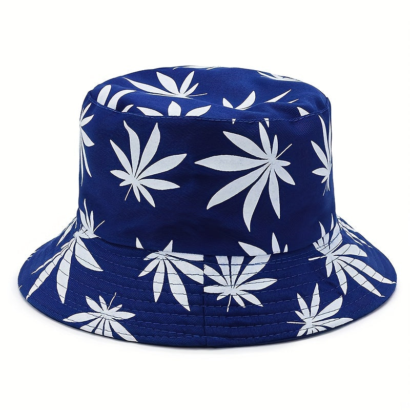 Men's Outdoor Maple Leaf Sunshade Bucket Hat