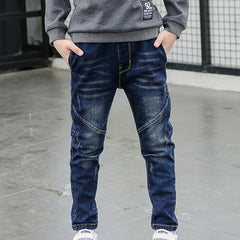 Boys Denim Pants w/ Pocket Kids Clothes Spring Autumn Outdoors