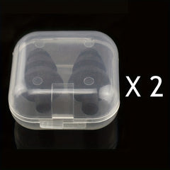 Swimming Earplugs & Nose Clip Set - Silicone Material