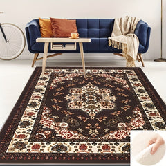 Vintage Boho Area Rug Oriental Traditional Non Skid Indoor Carpet