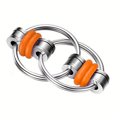 Adult Venting Bicycle Chain Toy Stress Relief Metal Keychain