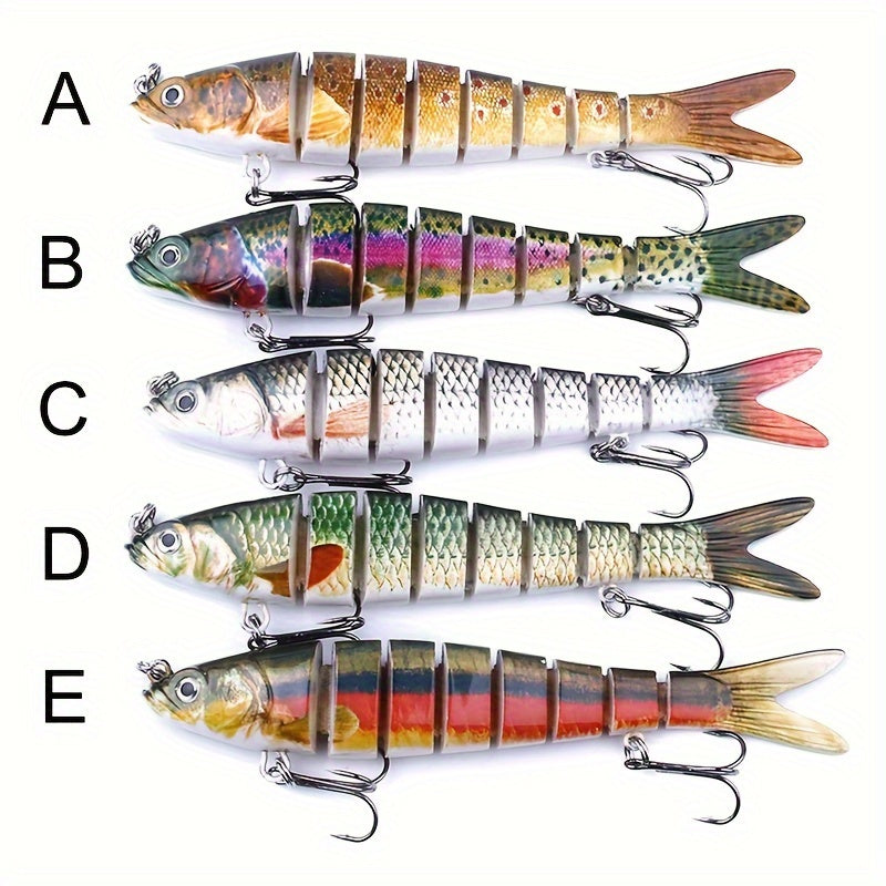 1pc 13 27g Sinking Fishing Lure 8 segment Wobbler Lure Artificial Hard Bait