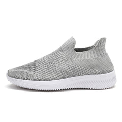 Women's Casual Knit Sneakers Breathable Low Top Shoes