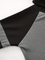 Cable Knit Raglan Sleeve Hoodie