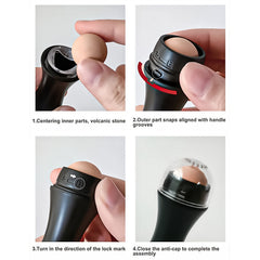 Face Absorbing Roller Volcanic Stone Care Tool
