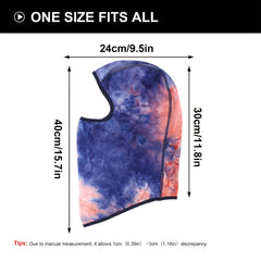 Tie dye Balaclava Milk Fleece Warm Ski Mask