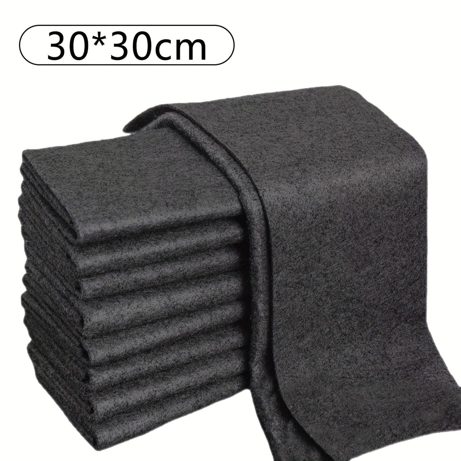 10pcs Microfiber Cleaning Cloth No Water Marks Reusable for Window Car Glass