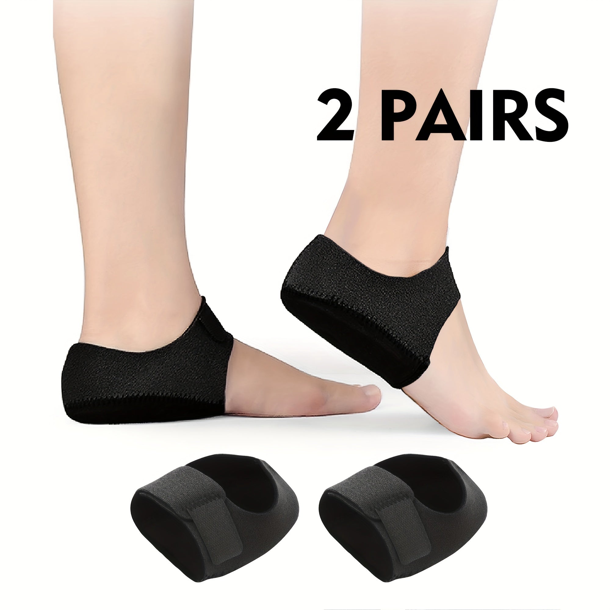 2 Pairs Gel Heel Cushion Pads Thickened Heel Protectors