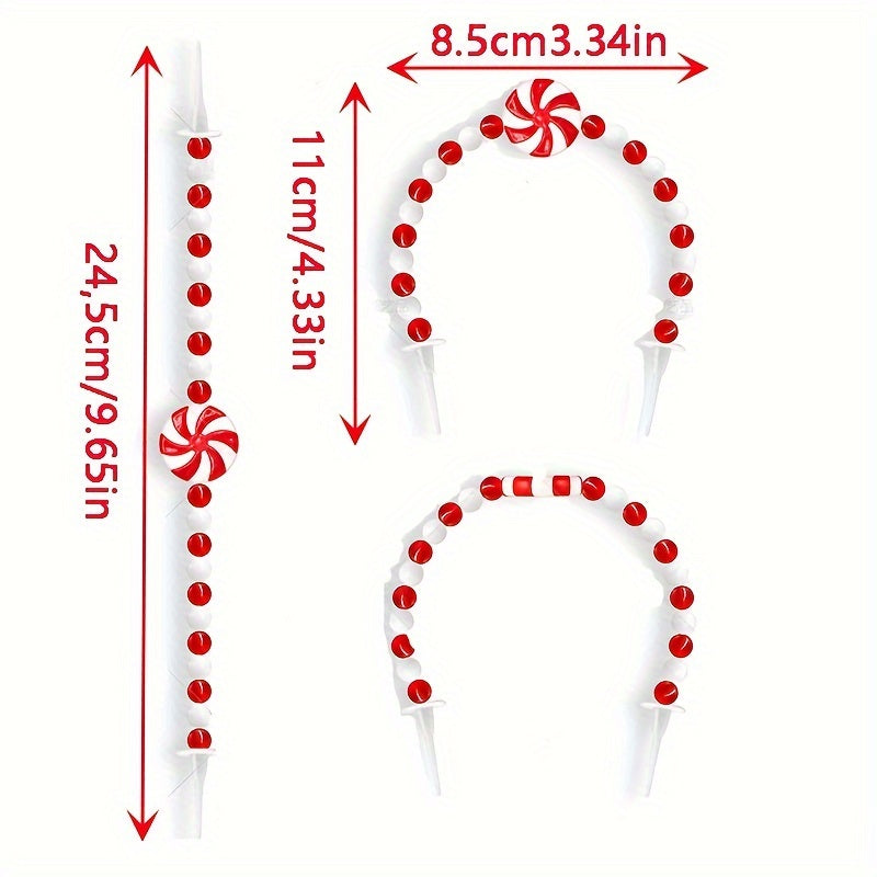 1pc Christmas Artificial Candy Cake Decoration DIY Baking Party Supplies