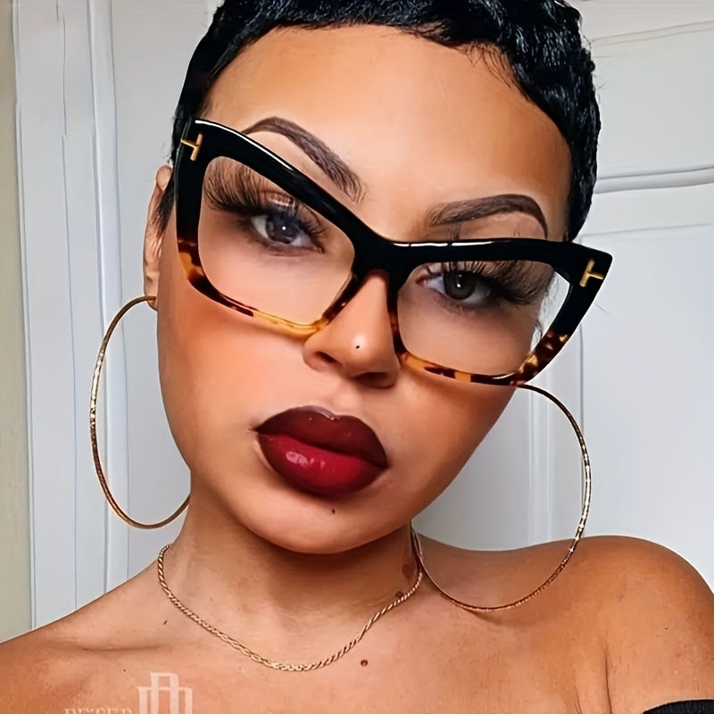 Cat Eye Anti Blue Light Glasses for Women Men Block Frame