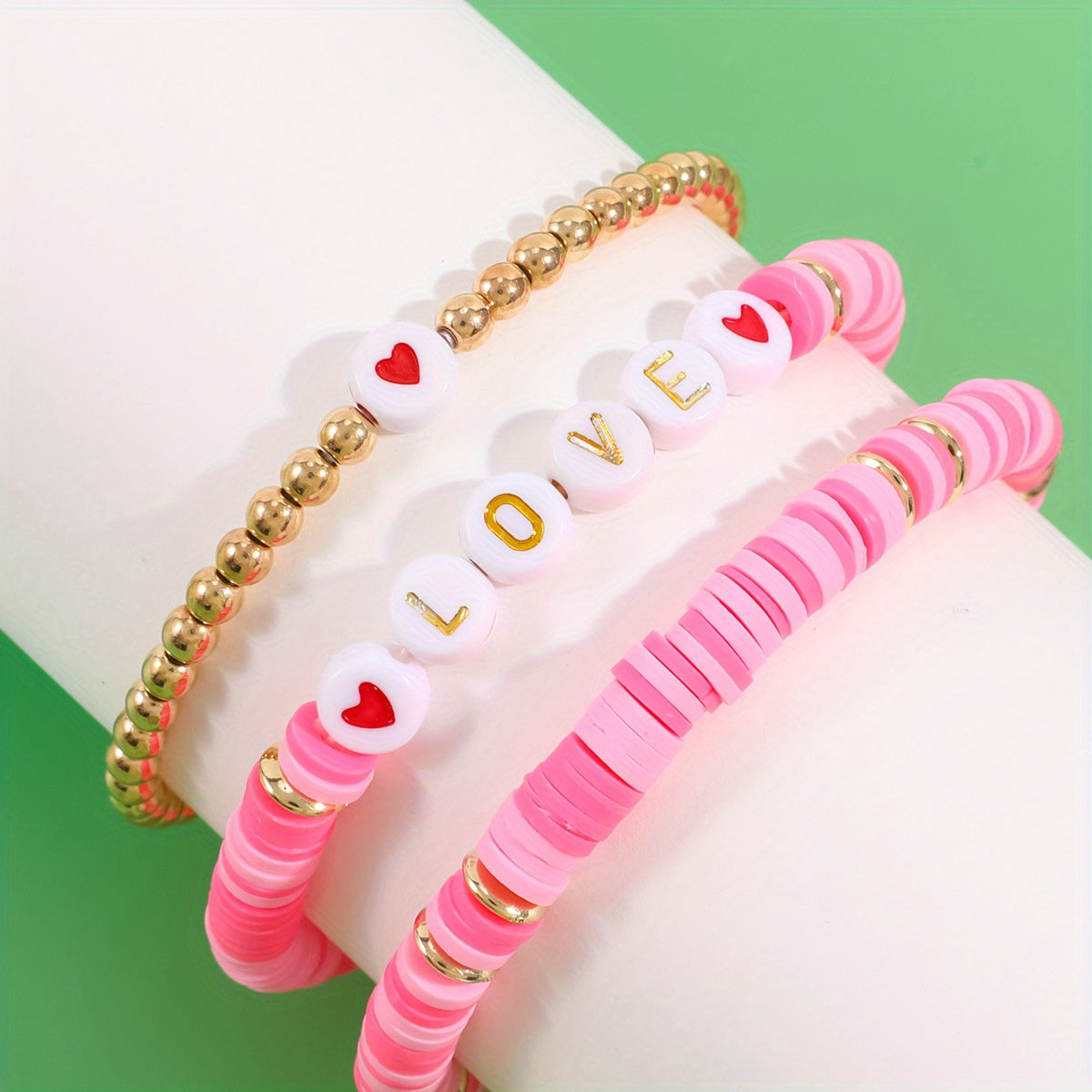 Makersland Soft Pottery Bracelet - Bright Colors for Everyday and Party