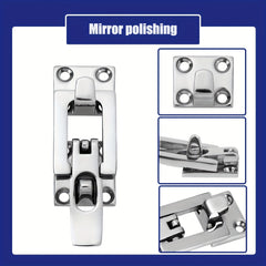 2pcs Marine Anti Rattle Latches Boat Door Hatch Hold Down 316 Stainless Steel