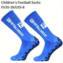 Non-slip Soccer Socks Breathable Sweat-absorbing Outdoor Sports Crew Socks