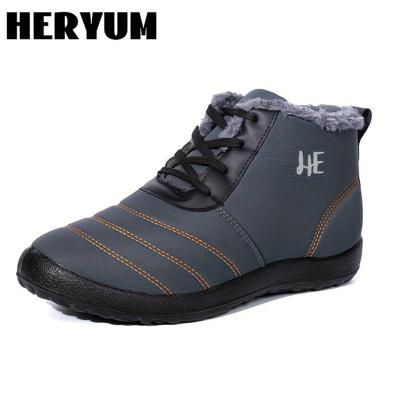 Plush Lined Thermal Waterproof Snow Boots Fall Winter