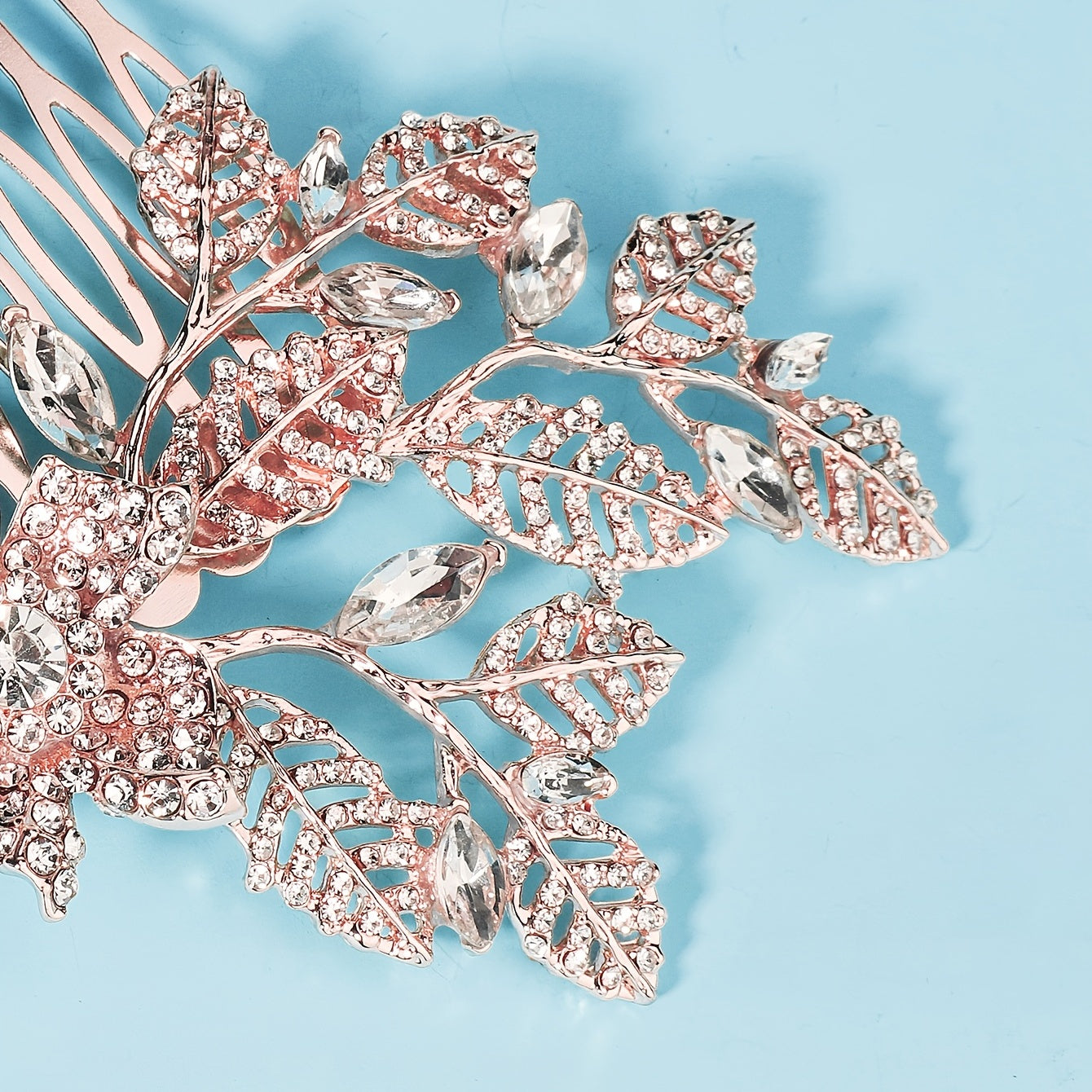 Floral Bridal Hair Comb Wedding Hair Accessories