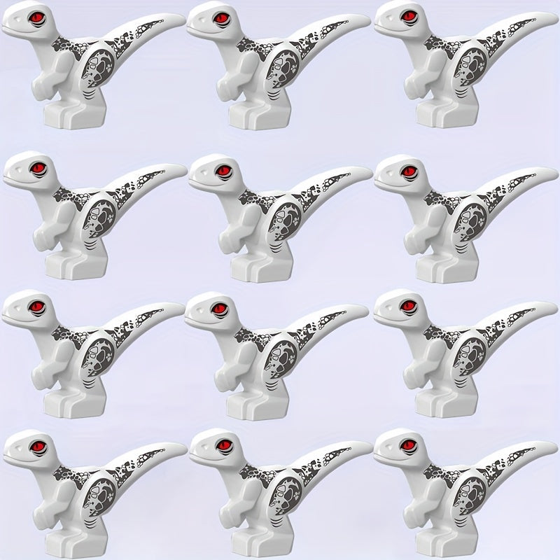 12pcs Mini Dinosaur Model Toys Building Block DIY Animal Christmas Gift